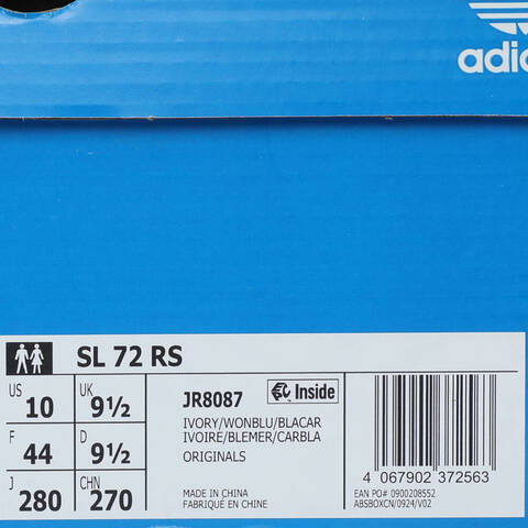 adidas Originals阿迪三叶草2025中性SL 72 RSORI-RUNNINGJR8087