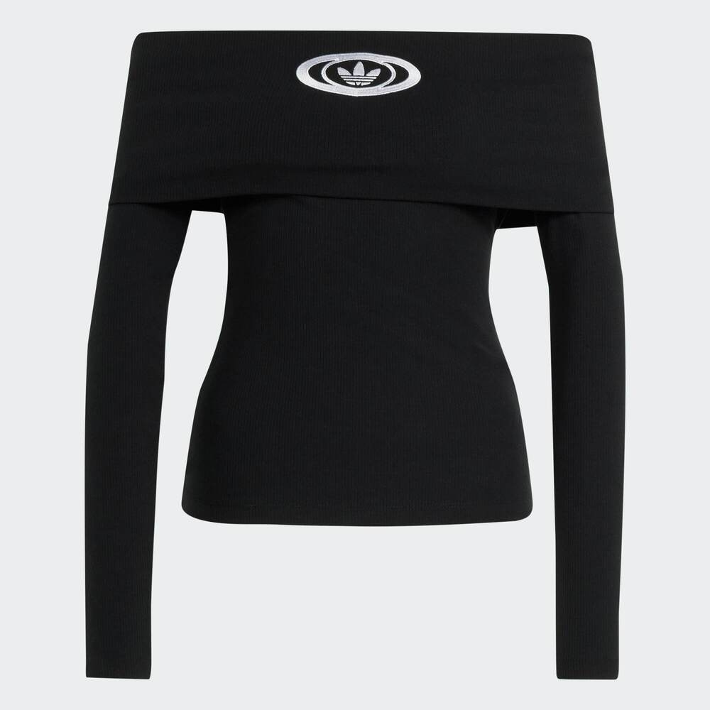 adidas Originals阿迪三叶草2025女子CAMPUS2000 TOP针织无领长TKA2690