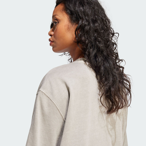 adidas Originals阿迪三叶草2025女子GRAPHIC TEE针织无领短TJI5730