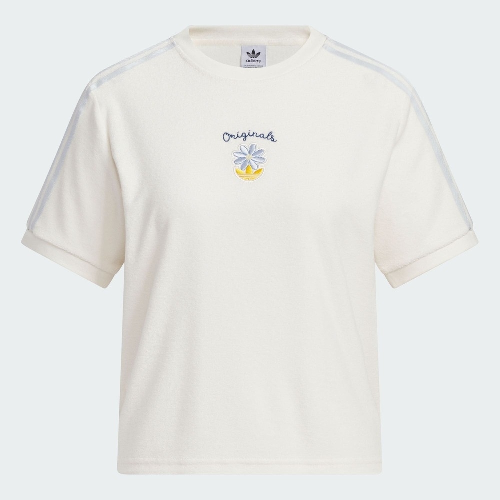 adidas Originals阿迪三叶草2025女子GFX TEE针织无领短TKB8960