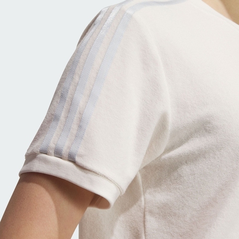 adidas Originals阿迪三叶草2025女子GFX TEE针织无领短TKB8960