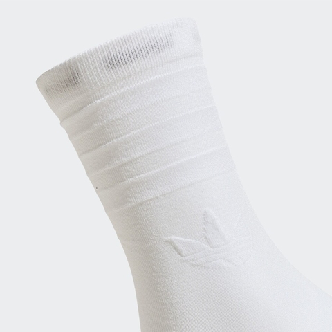adidas Originals阿迪三叶草2025中性CREW SOCK 3PP中袜优惠装JJ4305