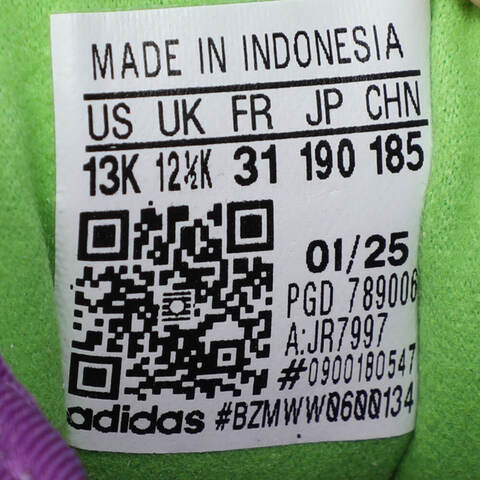 adidas Originals阿迪三叶草2025男小童RETROPY F2 CF EL C三叶草童装JR7997