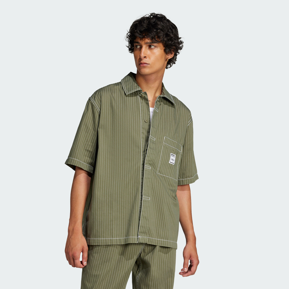 adidas Originals阿迪三叶草2025男子WAB  SHIRT短袖衬衫JP4480