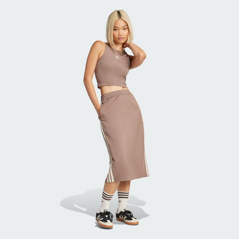 adidas Originals阿迪三叶草2025女子ESS RIB TANK休闲背心JC9009