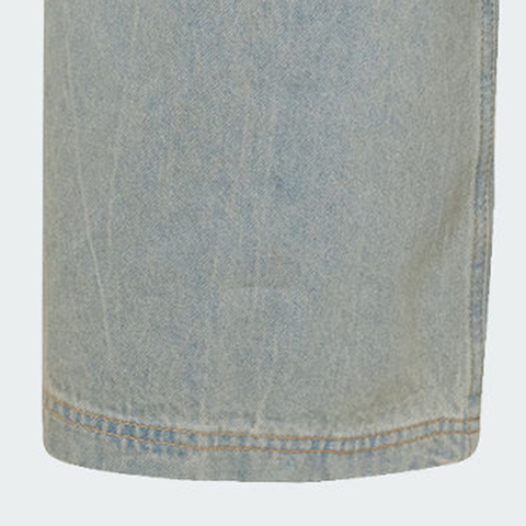 adidas Originals阿迪三叶草2025女子DENIM ZIP PANT牛仔长裤JX9210