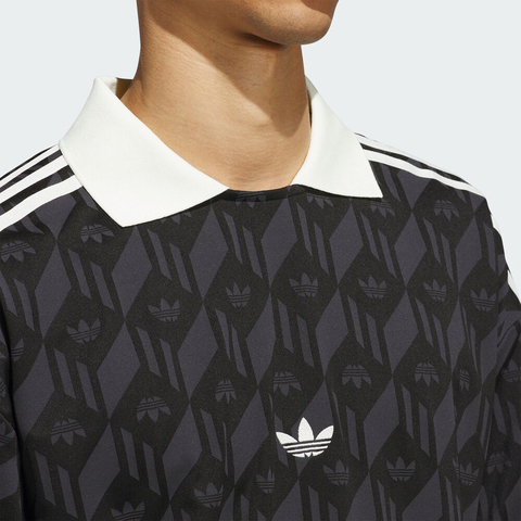 adidas Originals阿迪三叶草2025男子JACQUARED RUGBY针织有领长TJD5196