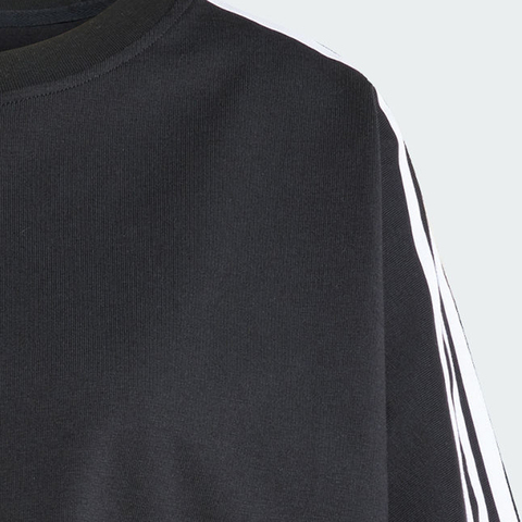 adidas Originals阿迪三叶草2025女子BOXY TEE针织无领短TJY8884