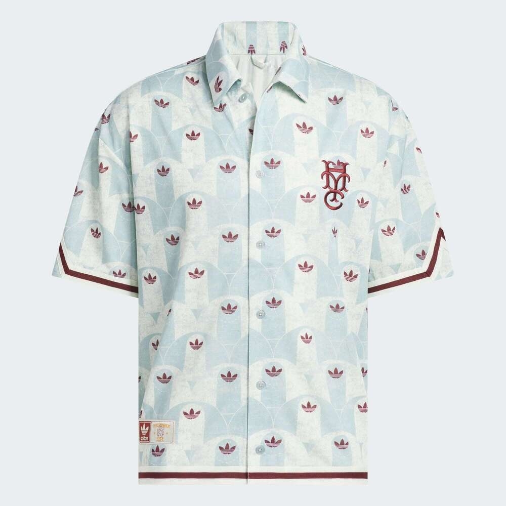 adidas Originals阿迪三叶草2025男子HYC AOP SHOOTER短袖衬衫JC5974