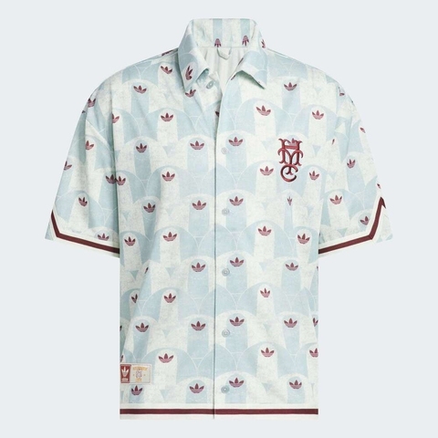 adidas Originals阿迪三叶草2025男子HYC AOP SHOOTER短袖衬衫JC5974