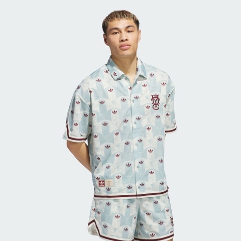 adidas Originals阿迪三叶草2025男子HYC AOP SHOOTER短袖衬衫JC5974