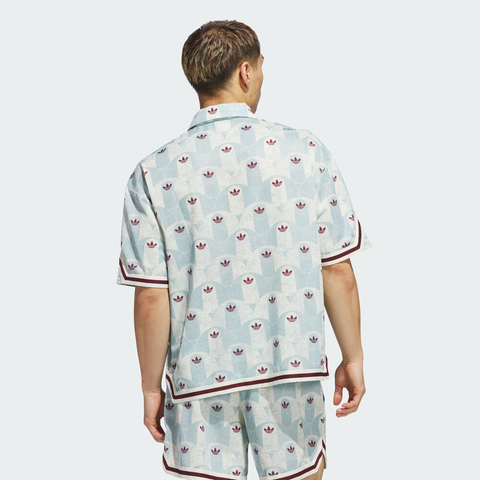 adidas Originals阿迪三叶草2025男子HYC AOP SHOOTER短袖衬衫JC5974