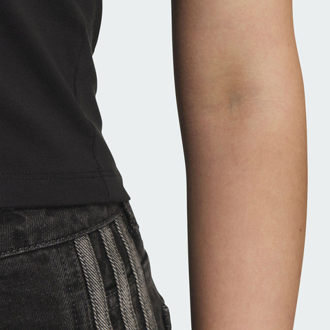 adidas Originals阿迪三叶草2025女子CS TEE W针织无领短TJN1680