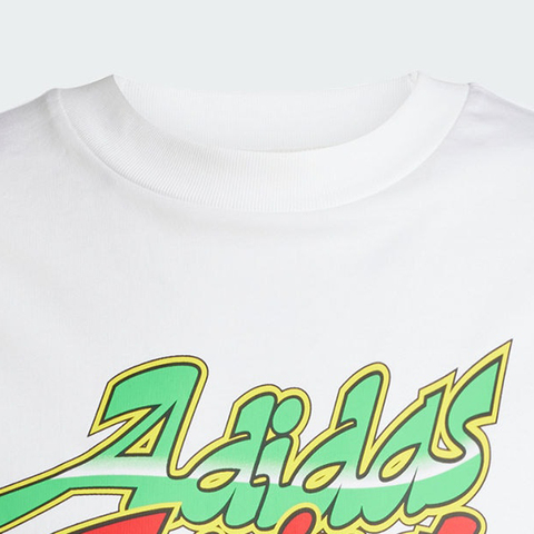 adidas Originals阿迪三叶草2025男子CHAMP GFX TEE针织无领短TKA4575