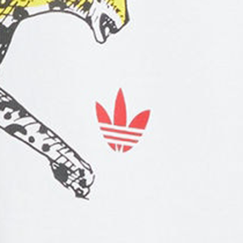 adidas Originals阿迪三叶草2025男子CHAMP GFX TEE针织无领短TKA4575