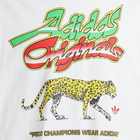 adidas Originals阿迪三叶草2025男子CHAMP GFX TEE针织无领短TKA4575