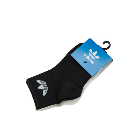 adidas Originals阿迪三叶草2025男小童KIDS ANKLE SOCK中袜优惠装JJ1992