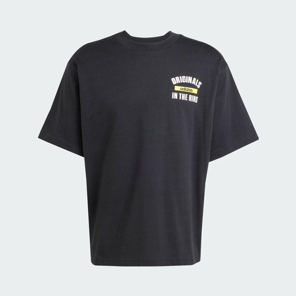 adidas Originals阿迪三叶草2025男子RING GFX TEE针织无领短TKA4554