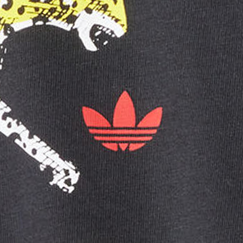 adidas Originals阿迪三叶草2025男子CHAMP GFX TEE针织无领短TKA4553