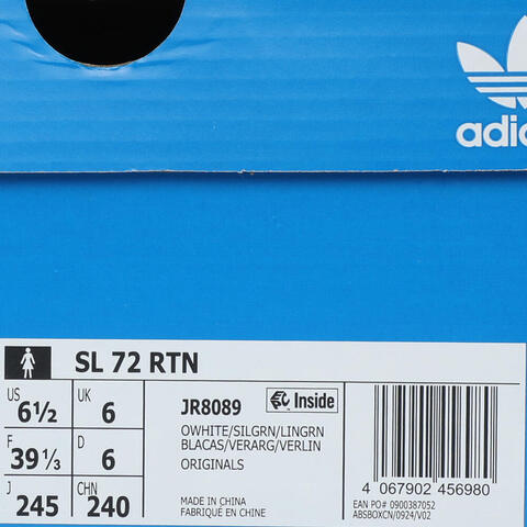 adidas Originals阿迪三叶草2025中性SL 72 RTNORI-RUNNINGJR8089