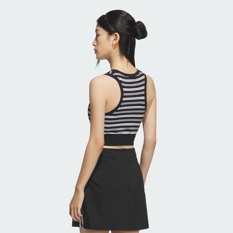 adidas Originals阿迪三叶草2025女子STRIPED TANK休闲背心KE3721