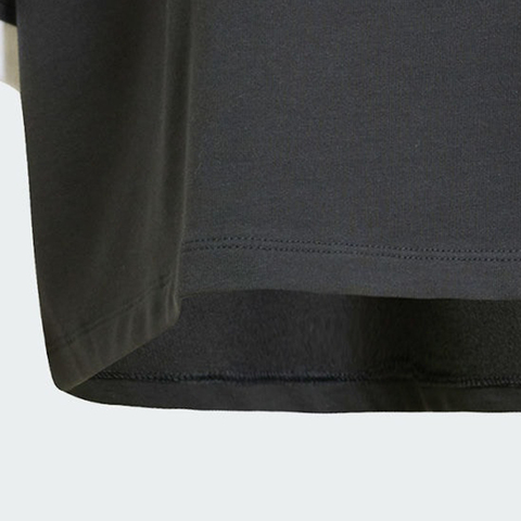 adidas Originals阿迪三叶草2025女子3S LOOSE CROP T针织无领短TJC8149