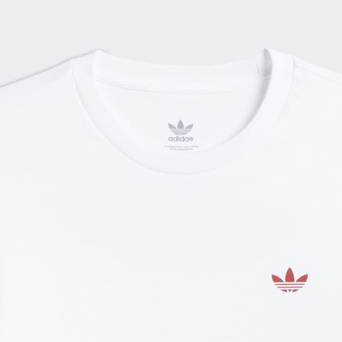 adidas Originals阿迪三叶草2025男子4.0 LOGO TEE针织无领短TJD2796