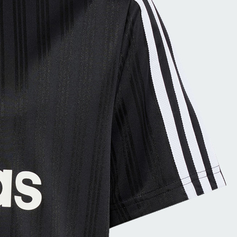 adidas Originals阿迪三叶草2025男大童TEE针织无领短TJC7309