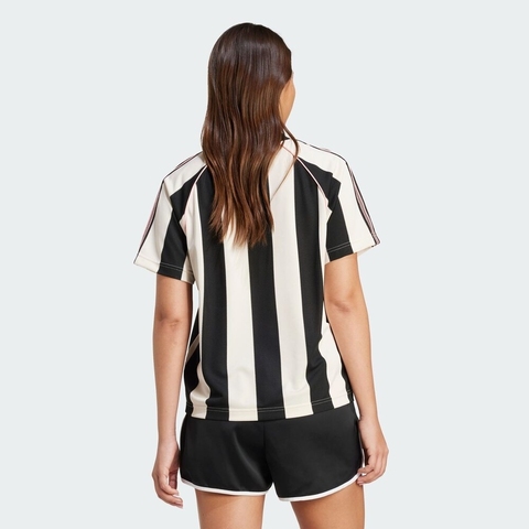 adidas Originals阿迪三叶草2025女子JERSEY针织无领短TKC0672