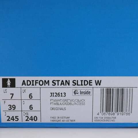 adidas Originals阿迪三叶草2025中性ADIFOM STAN SLIDE WORI-CLASSICJI2613
