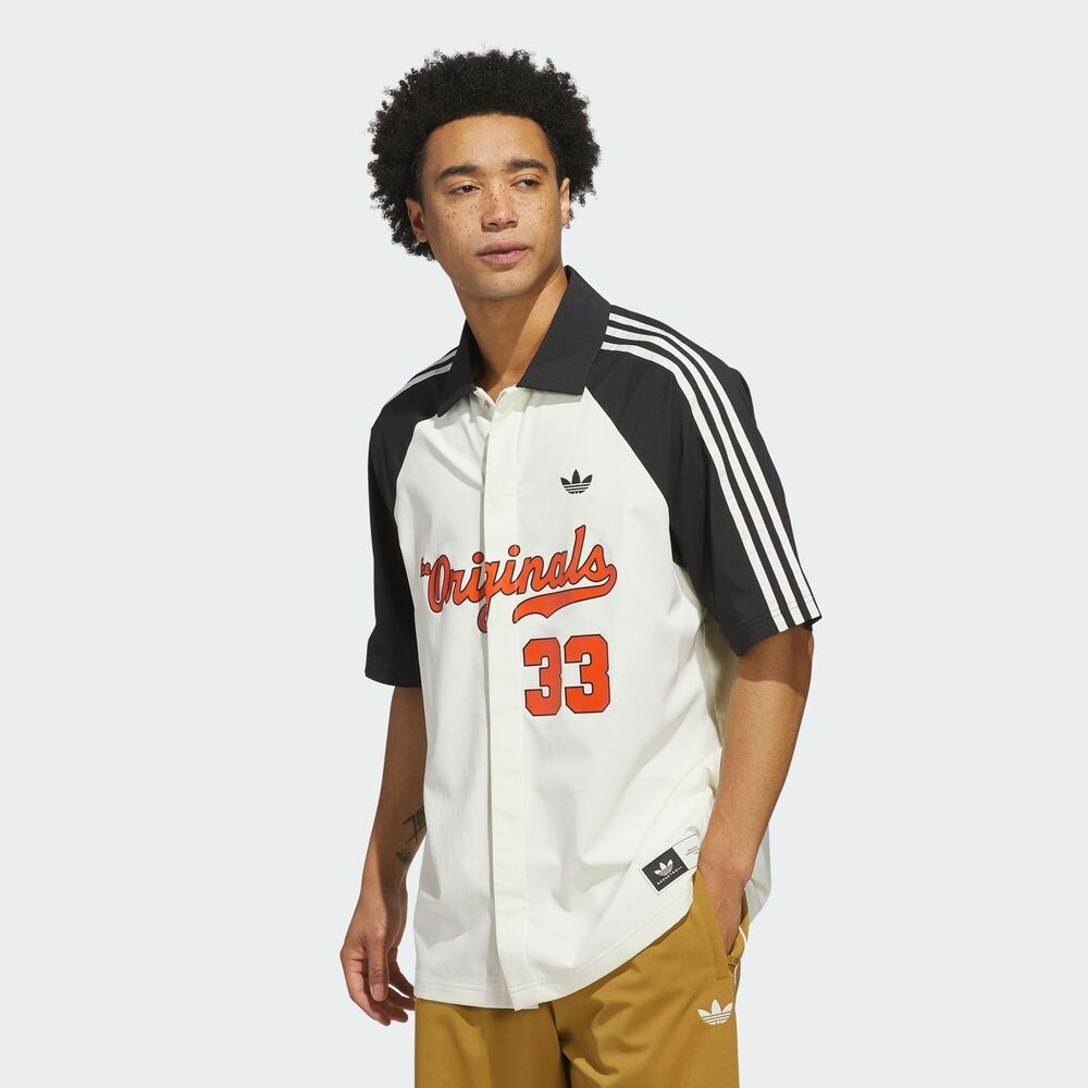 adidas Originals阿迪三叶草2025男子Winter Shooter短袖衬衫JM0514