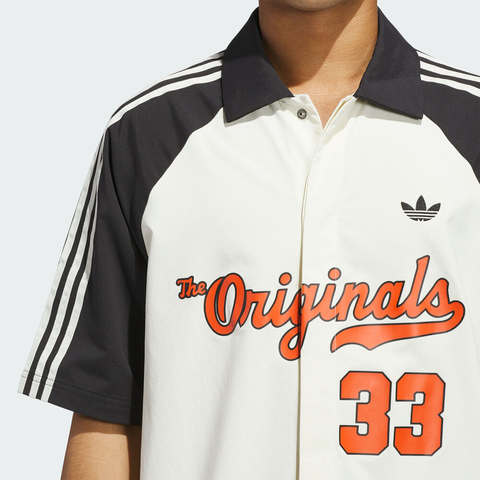 adidas Originals阿迪三叶草2025男子Winter Shooter短袖衬衫JM0514