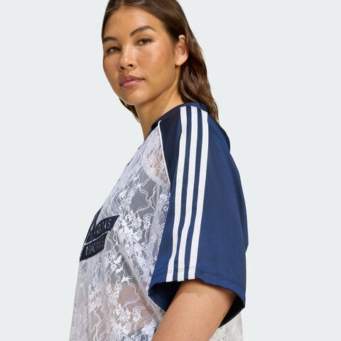 adidas Originals阿迪三叶草2025女子JERSEY针织有领短TKD2275
