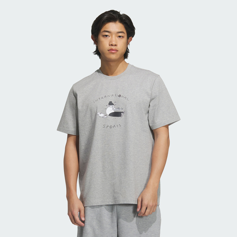 adidas Originals阿迪三叶草2025男子HJ STRETCH TEE针织无领短TKA2251