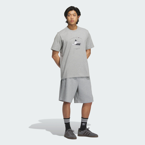 adidas Originals阿迪三叶草2025男子HJ STRETCH TEE针织无领短TKA2251