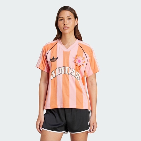 adidas Originals阿迪三叶草2025女子JERSEY针织无领短TKC0673