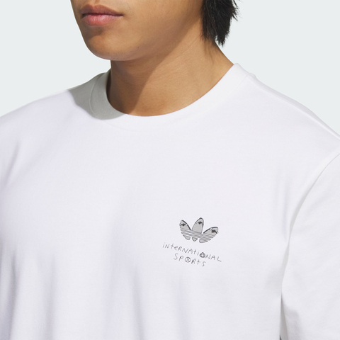 adidas Originals阿迪三叶草2025男子HJ TRASH TEE针织无领短TKA2248