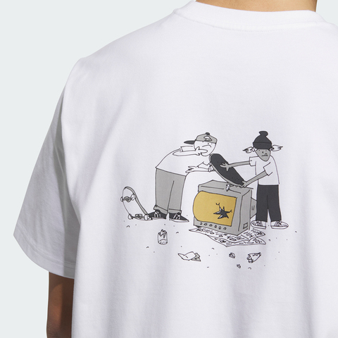 adidas Originals阿迪三叶草2025男子HJ TRASH TEE针织无领短TKA2248