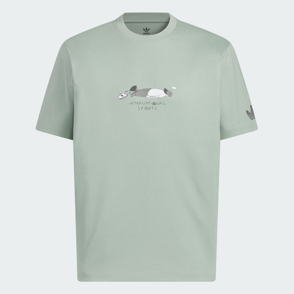 adidas Originals阿迪三叶草2025男子HJ DEFEAT TEE针织无领短TKA2250