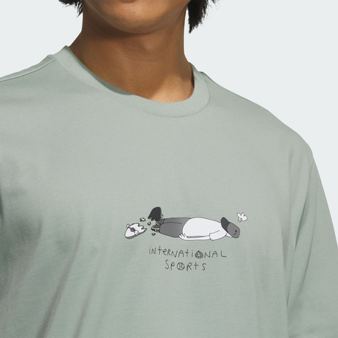 adidas Originals阿迪三叶草2025男子HJ DEFEAT TEE针织无领短TKA2250