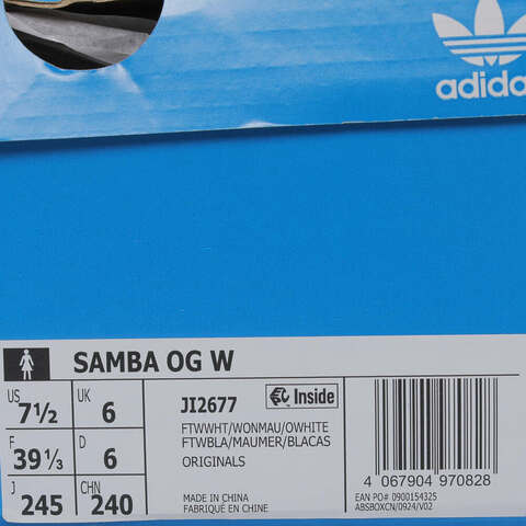 adidas Originals阿迪三叶草2025中性SAMBA OG WORI-CLASSICJI2677