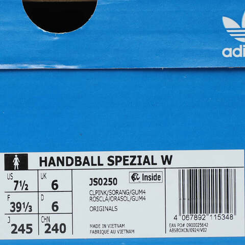 adidas Originals阿迪三叶草2025中性HANDBALL SPEZIAL WORI-CLASSICJS0250