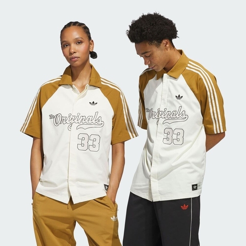 adidas Originals阿迪三叶草2025男子Winter Shooter短袖衬衫JM0513