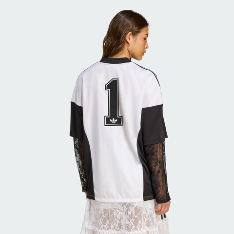 adidas Originals阿迪三叶草2025女子JERSEY针织有领长TKD2297