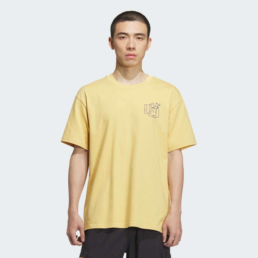 adidas Originals阿迪三叶草2025男子SHMOO G TEE 1针织无领短TKD1870