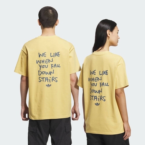 adidas Originals阿迪三叶草2025男子SHMOO G TEE 1针织无领短TKD1870