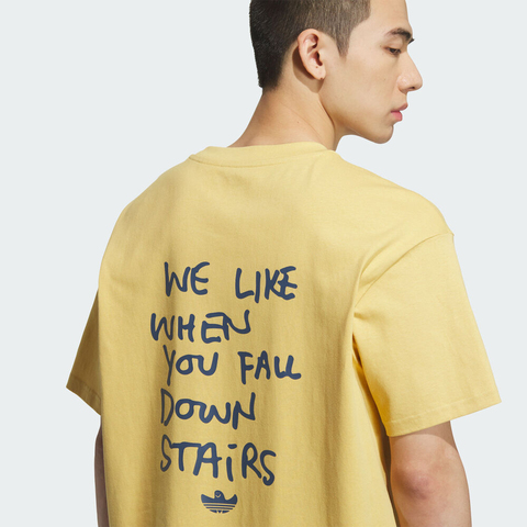 adidas Originals阿迪三叶草2025男子SHMOO G TEE 1针织无领短TKD1870