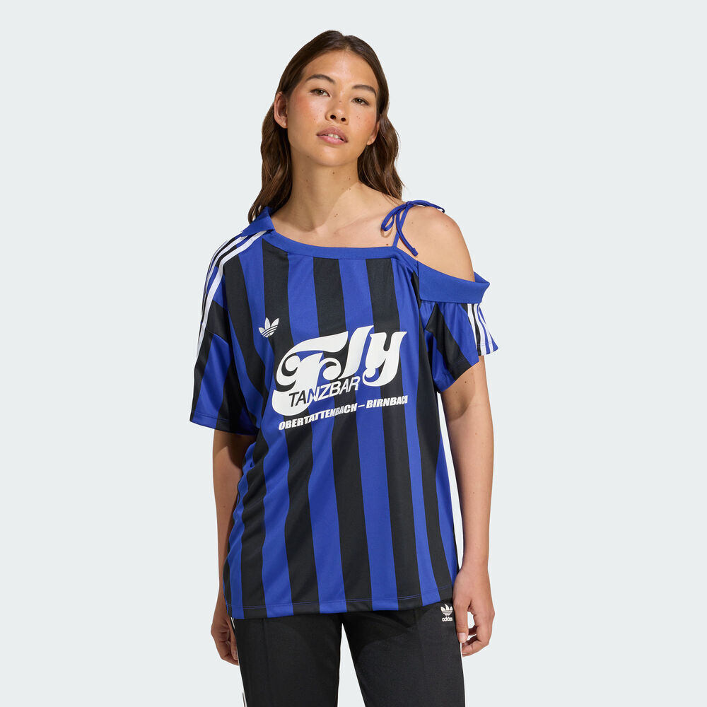 adidas Originals阿迪三叶草2025女子JERSEY针织无领短TKD2278