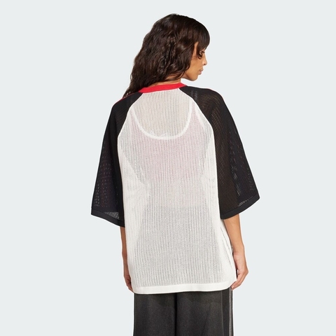 adidas Originals阿迪三叶草2025女子JERSEY针织无领短TKD2269