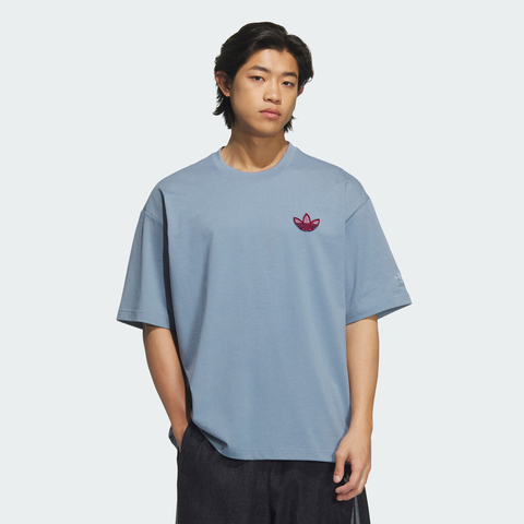 adidas Originals阿迪三叶草2025男子LM TEE针织无领短TKE5892